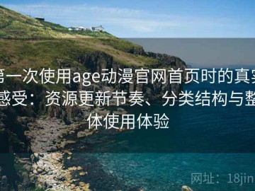 第一次使用age动漫官网首页时的真实感受：资源更新节奏、分类结构与整体使用体验