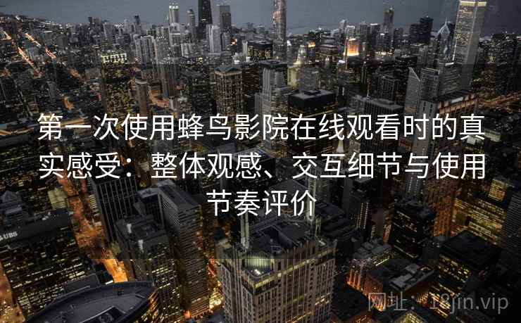 第一次使用蜂鸟影院在线观看时的真实感受：整体观感、交互细节与使用节奏评价