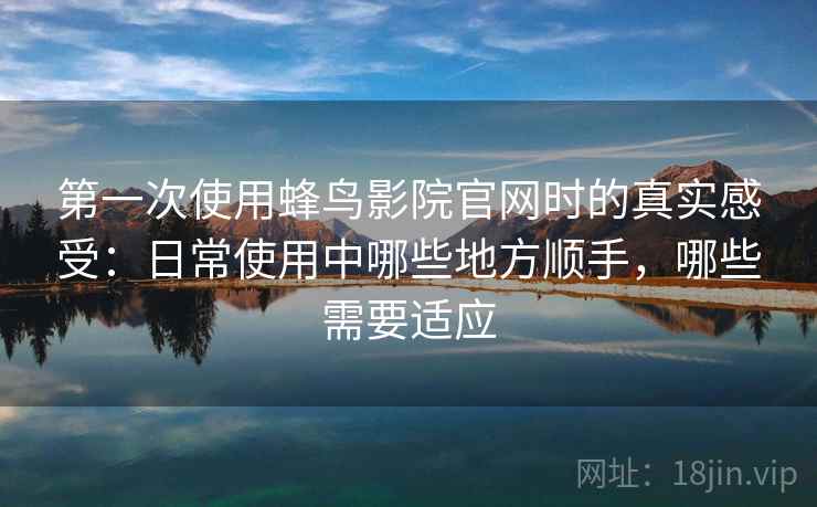 第一次使用蜂鸟影院官网时的真实感受：日常使用中哪些地方顺手，哪些需要适应
